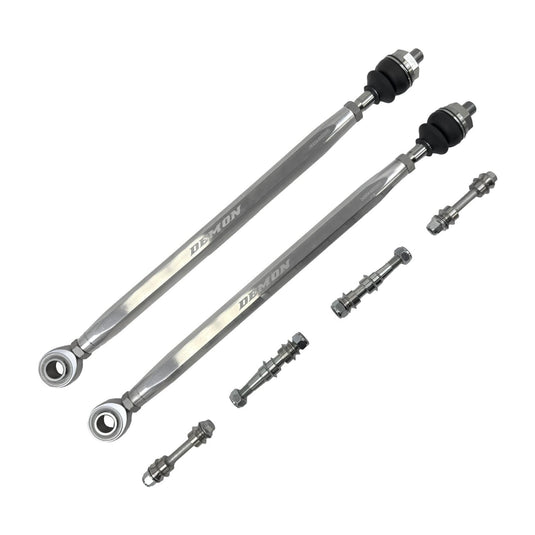 Front Xtreme Heavy Duty Tie Rod Race Spec Raw 17-22 Polaris RZR Turbo/1000 Demon Powersports