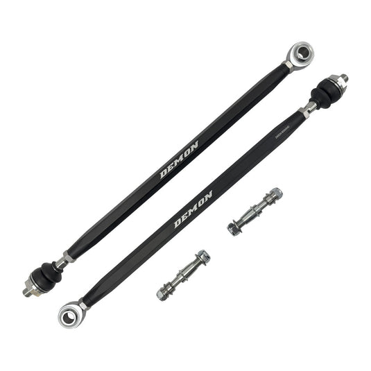 Front Xtreme Heavy Duty Tie Rod Race Spec Black 18-21 Polaris RZR Turbo S Demon Powersports