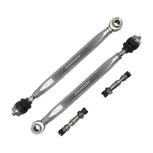 Front Xtreme Heavy Duty Tie Rod Race Spec Raw 16-24 Yamaha YXZ 1000R, Wolverine RMAX2/RMAX4 Demon Powersports