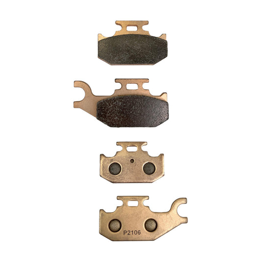 Demon Sintered Brake Pads Rear Left Each 02-06 Bombardier 07-15 Can-Am Demon Powersports