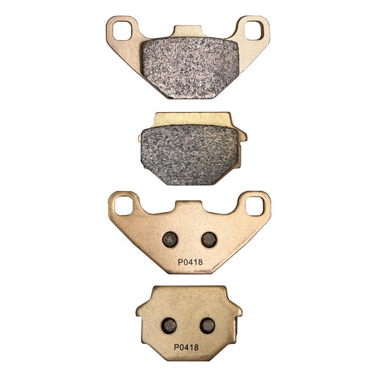 Demon Sintered Brake Pads Rear Left/Right Each 85-88 Kawasaki Tecate 10-13 Yamaha Raptor 90 Demon Powersports