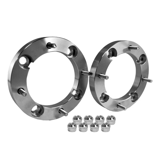Rugged Wheels Spacers OE Replacement Front 4 x 156 mm Thread 3/8 -24 Thickness 1 Inch Set 97-12Polaris Scrambler/Polaris Magnum /Ranger/Polaris Sportsman Demon Powersports