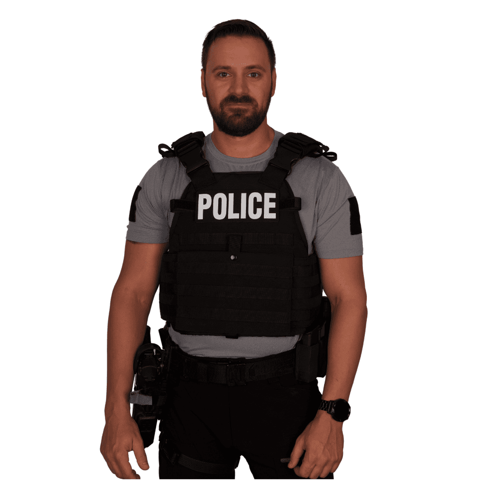 Professional Plate Carrier with Cummerbund Color Black - Skoutley Outdoors LLC