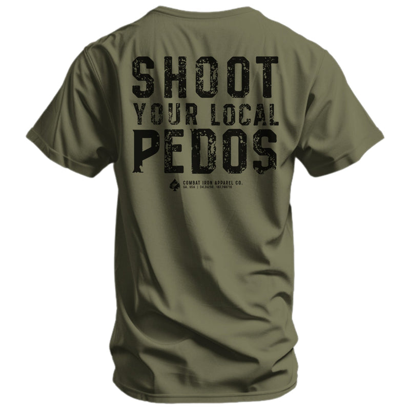 Load image into Gallery viewer, Shoot Your Local Pedos Men&#39;s T-Shirt

