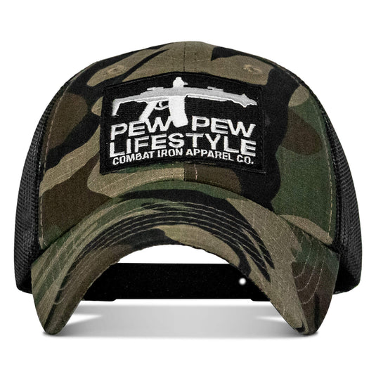 Ripstop Pew Pew Lifesyle Patch Low Profile Snapback Hat