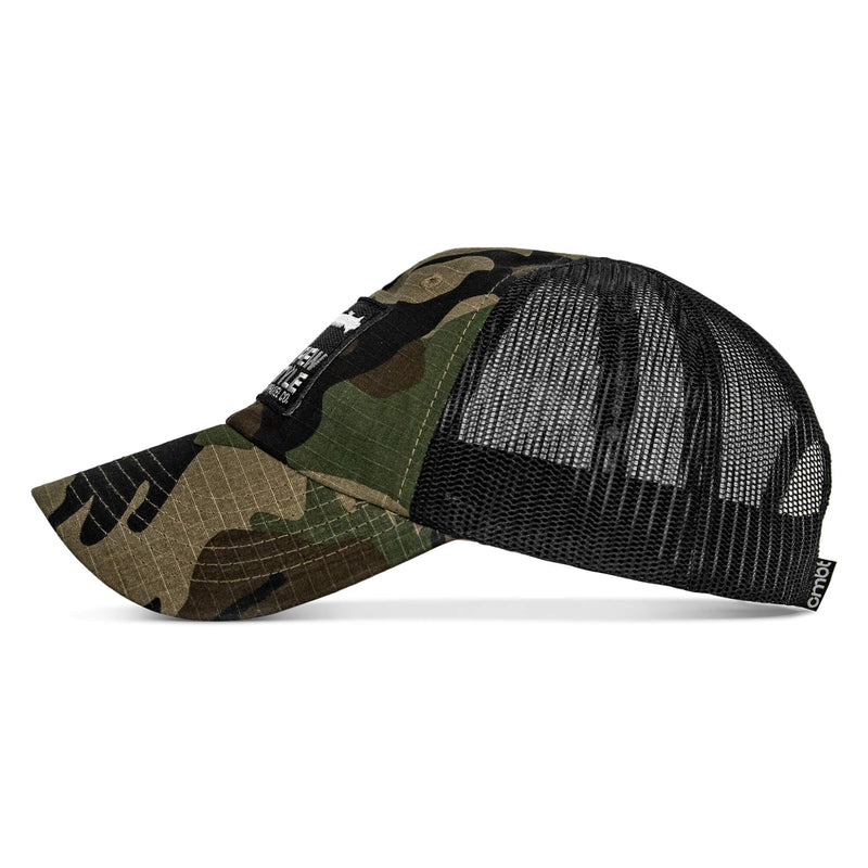 Load image into Gallery viewer, Ripstop Pew Pew Lifesyle Patch Low Profile Snapback Hat
