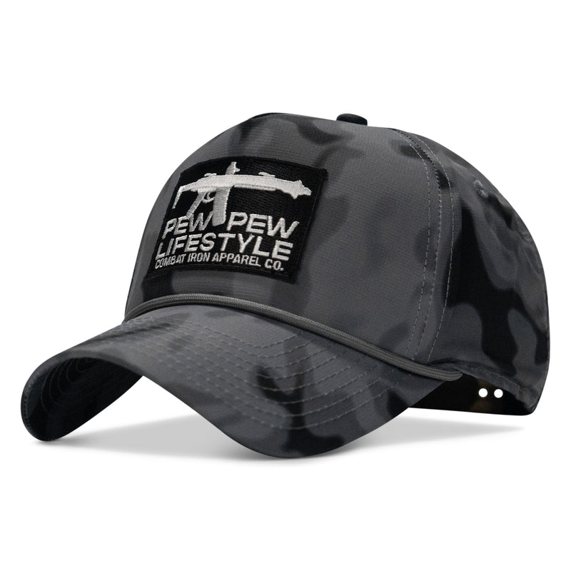 Load image into Gallery viewer, Pew Pew Lifestyle Patch Weekender Snapback Hat
