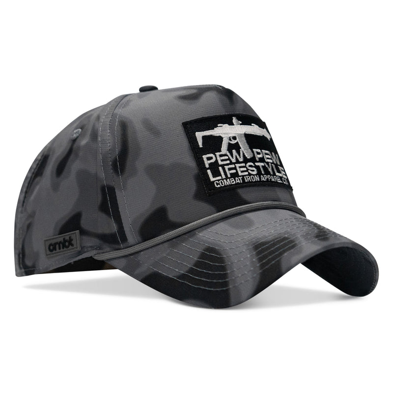 Load image into Gallery viewer, Pew Pew Lifestyle Patch Weekender Snapback Hat
