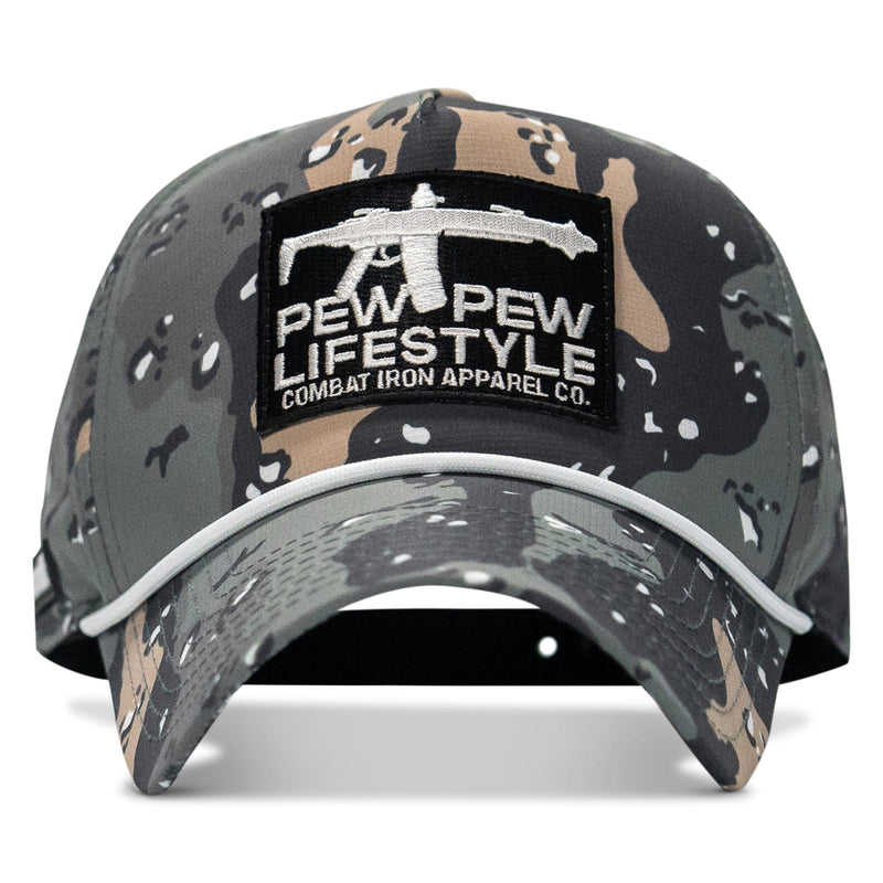 Load image into Gallery viewer, Pew Pew Lifestyle Patch Weekender Snapback Hat
