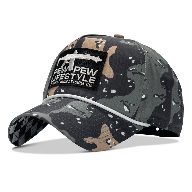 Load image into Gallery viewer, Pew Pew Lifestyle Patch Weekender Snapback Hat
