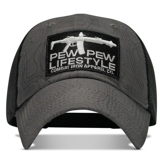 Ripstop Pew Pew Lifesyle Patch Low Profile Snapback Hat