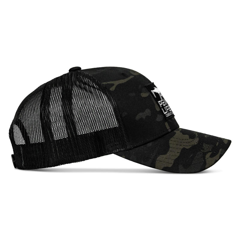 Load image into Gallery viewer, Pew Pew Lifestyle Patch Mid-Profile Snapback Hat
