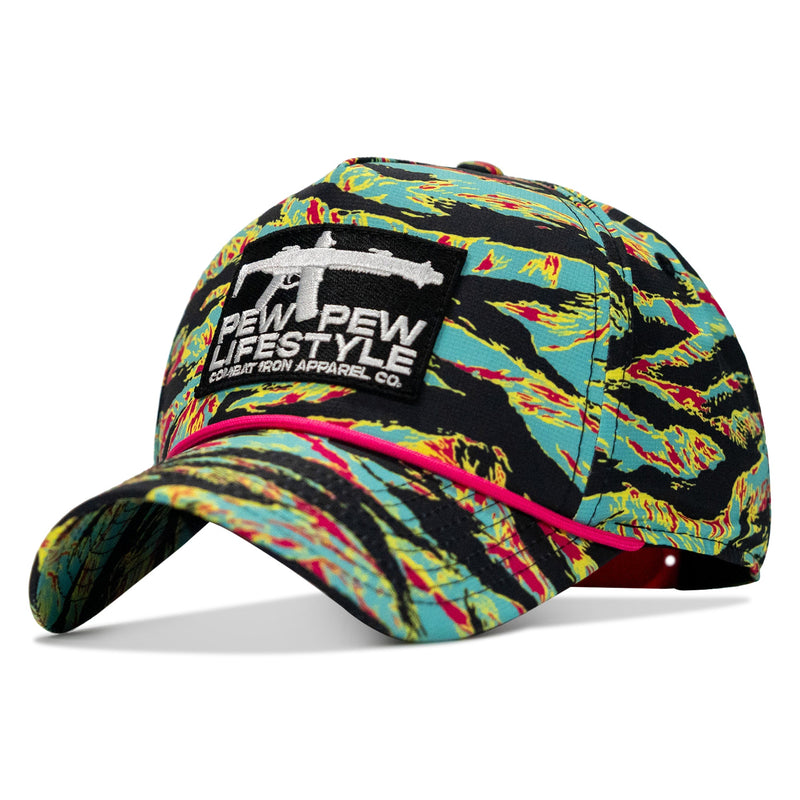 Load image into Gallery viewer, Pew Pew Lifestyle Patch Weekender Snapback Hat
