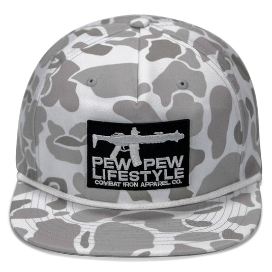 Pew Pew Lifestyle Patch Flatbill Hat