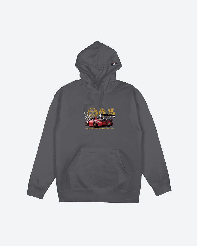 Load image into Gallery viewer, DGK Beauty And The Beast Hooded Fleece - Charcoal
