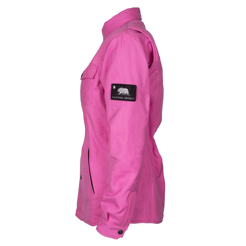 Load image into Gallery viewer, Protective Flannel Shirt for Women - Pink Solid
