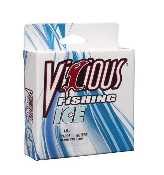 Vicious Ice Hi-Vis Yellow Mono - 4 Lb Test