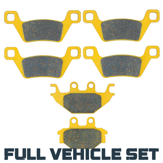 Kymco MXU 500i IRS 2009-2016 Fuel Injected Ceramic Brake Pad Set
