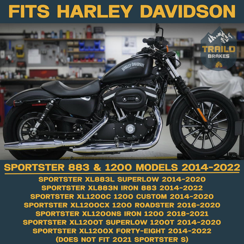 Load image into Gallery viewer, Harley-Davidson Sportster 2014-2022 Ceramic Brake Pad Set

