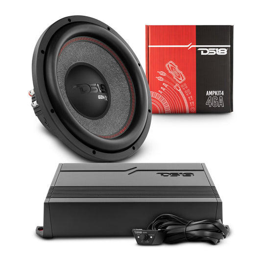 Car Audio Bass Package | 12” Subwoofer + Monoblock Amplifier