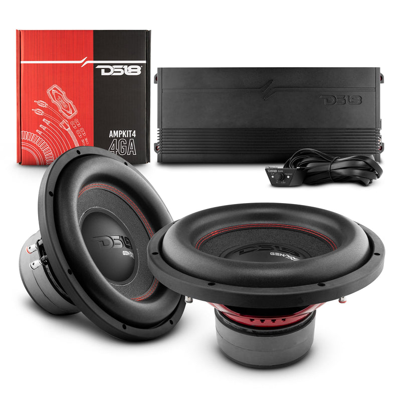 Load image into Gallery viewer, Dual 12” Subwoofer &amp; Amplifier Bass Package
