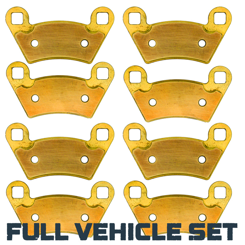 Load image into Gallery viewer, Polaris Ranger 400/500/570/650/700/800 Mid-Size 2004-2022 Brass Brake Pad Set
