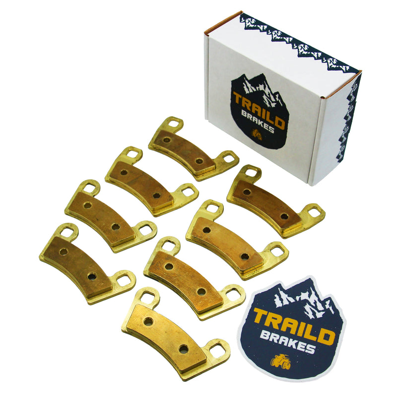 Load image into Gallery viewer, Polaris RZR Trail/S 1000/Trail S 1000/S 900/Trail S 900/900/Sport 2014-2026 Brass Brake Pad Set
