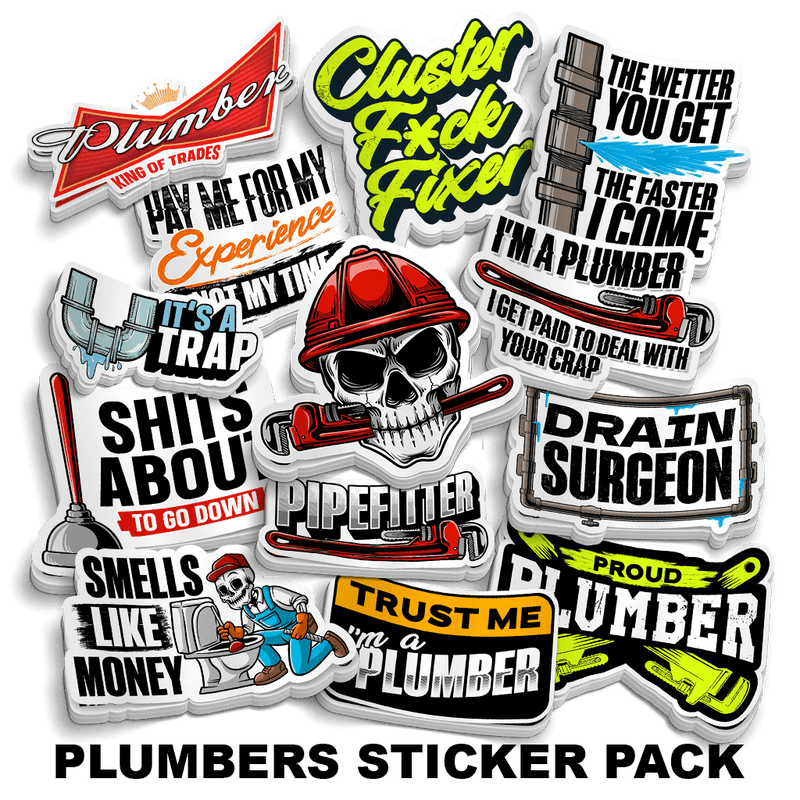 Load image into Gallery viewer, Plumbers Sticker Pack
