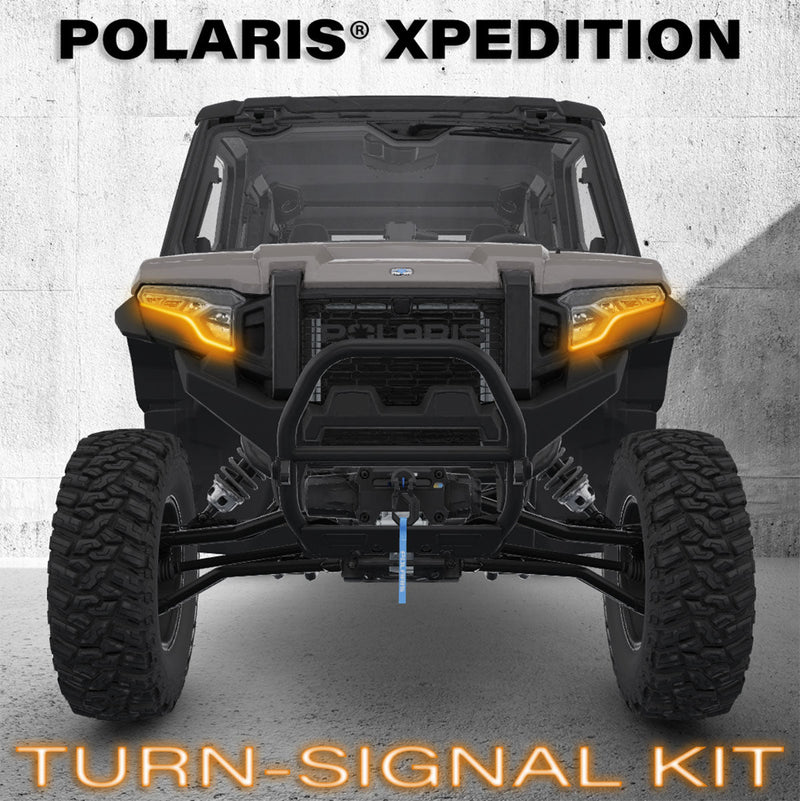 Load image into Gallery viewer, Turn-Signal Plug-&amp;-Play Kit | 2024-2026 Polaris Xpedition | Sequential Front LED Lights w/Taillight Integration
