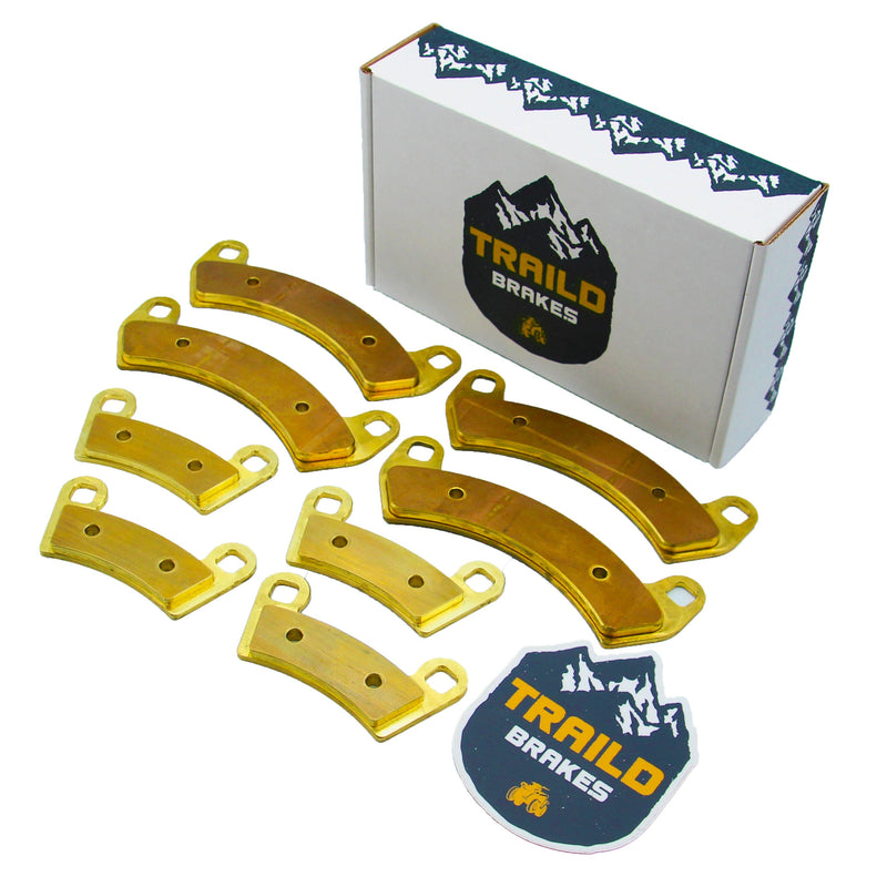 Load image into Gallery viewer, Polaris General XP 4 1000 2020-2026 Brass Brake Pad Set
