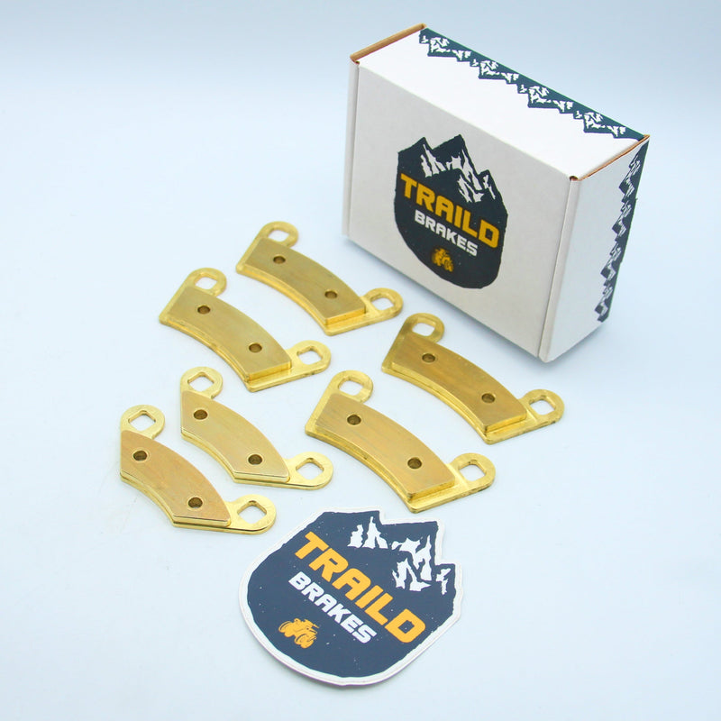 Load image into Gallery viewer, Polaris Outlaw 450/525 2008-2011 Brass Brake Pad Set
