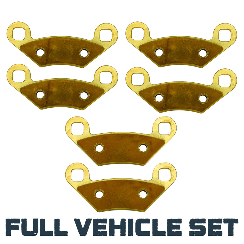 Load image into Gallery viewer, Polaris Sportsman 570/500/450/400/800/ 2009-2020 Touring 570 2017-2024 Brass Brake Pad Set
