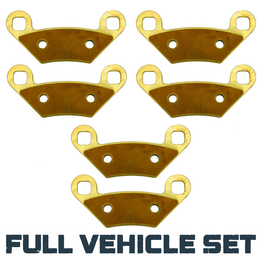 Polaris Sportsman 850/570/550/450 2009-2026 Brass Brake Pad Set