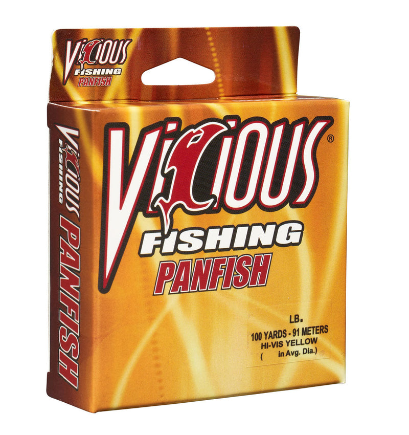 Load image into Gallery viewer, Vicious Panfish Hi-Vis Yellow Mono - 4 Lb Test
