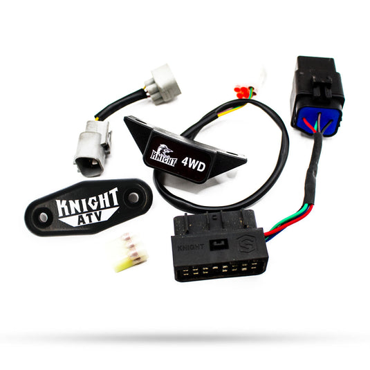 2002-2006 Prairie 360 Belt Light Bypass with KEBC Wire Harness and Hole Cover Kit