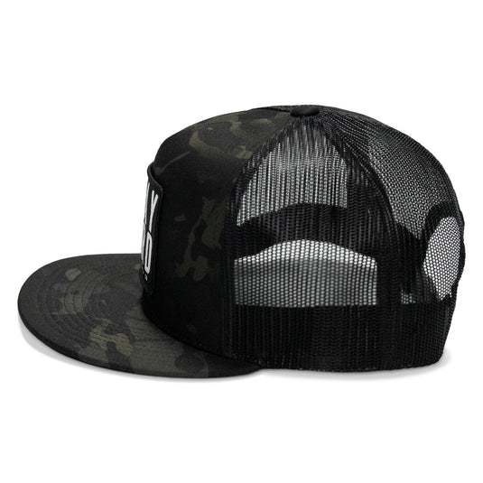 Pray Hard Patch Flatbill Hat