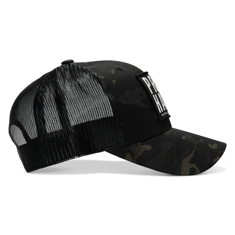 Load image into Gallery viewer, Pray Hard Patch Snapback Hat
