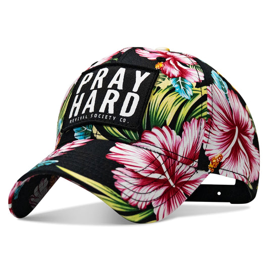Pray Hard Patch Snapback Hat