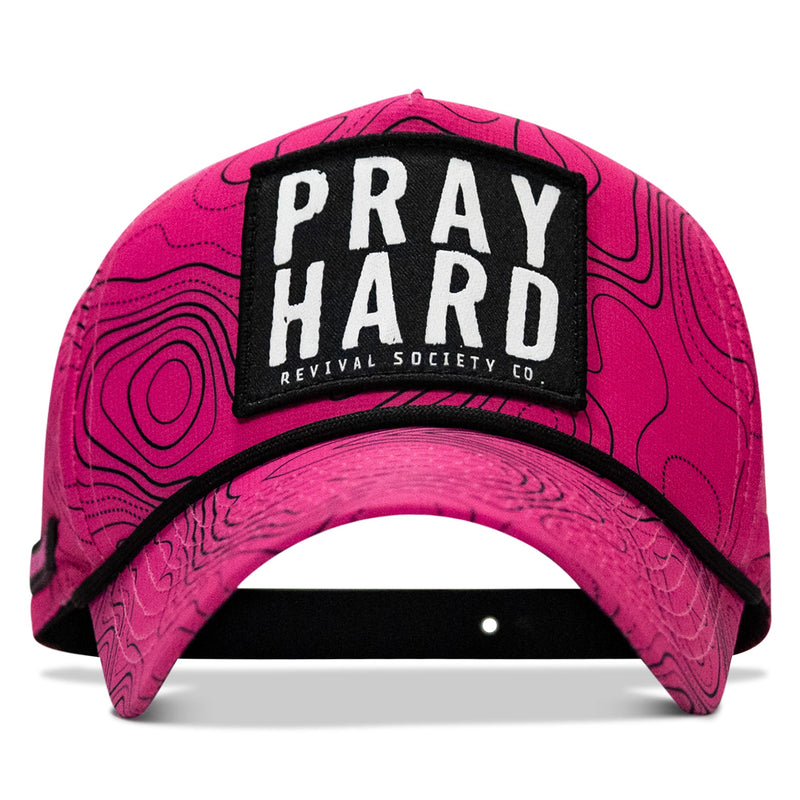 Load image into Gallery viewer, Pray Hard Patch Waterproof Weekender Snapback
