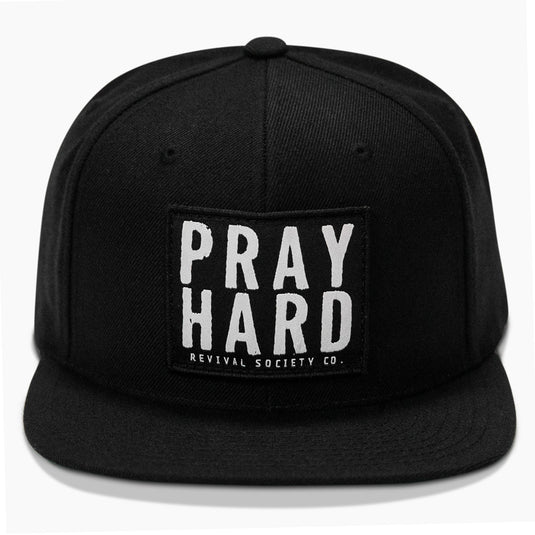 Pray Hard Patch Flatbill Hat