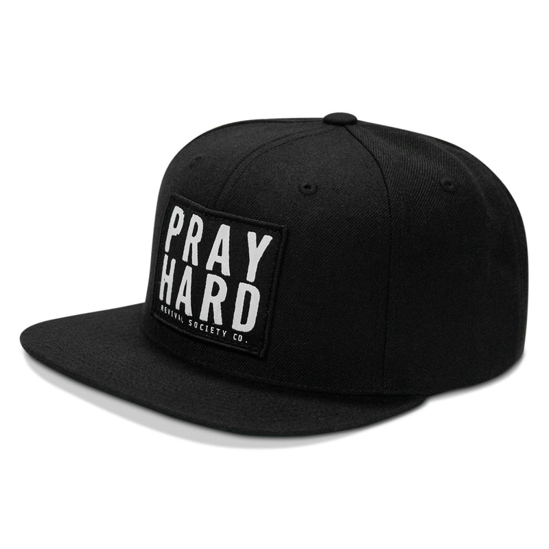 Load image into Gallery viewer, Pray Hard Patch Flatbill Hat
