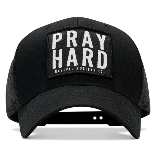 Pray Hard Patch Snapback Hat
