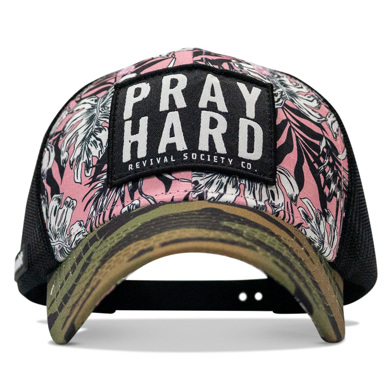 Load image into Gallery viewer, Pray Hard Patch Original Ripstop Snapback Hat
