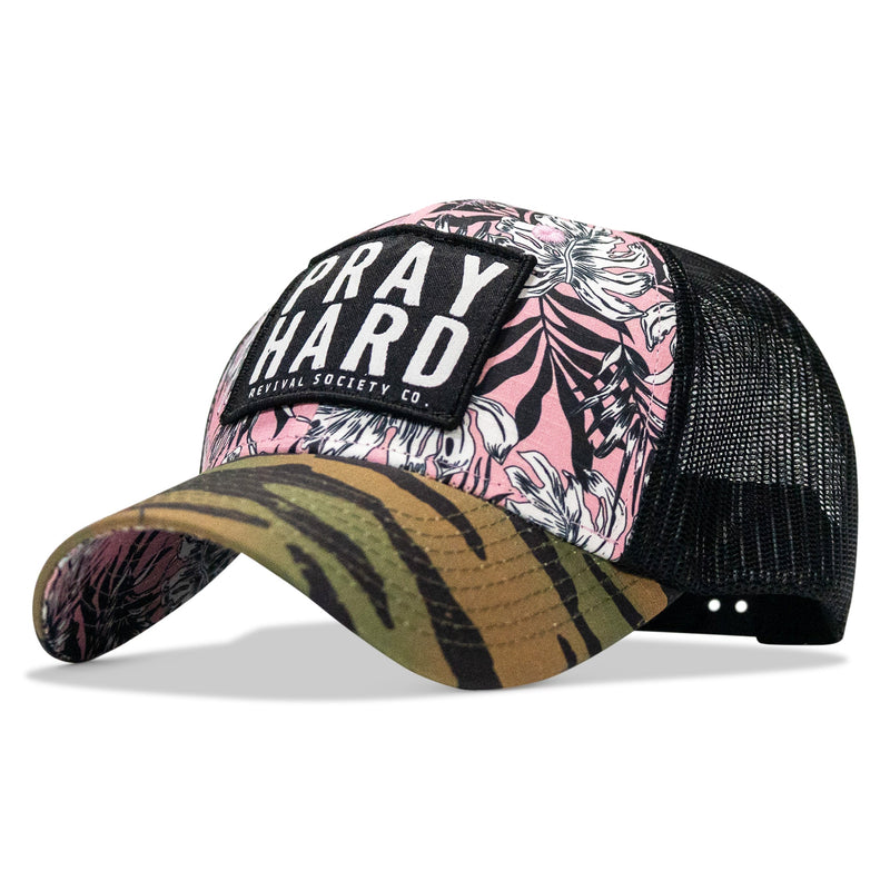 Load image into Gallery viewer, Pray Hard Patch Original Ripstop Snapback Hat
