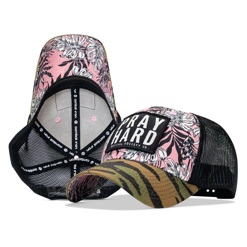 Load image into Gallery viewer, Pray Hard Patch Original Ripstop Snapback Hat
