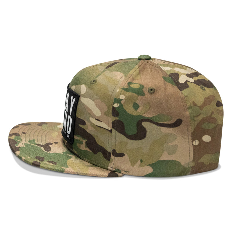 Load image into Gallery viewer, Pray Hard Patch Flatbill Hat
