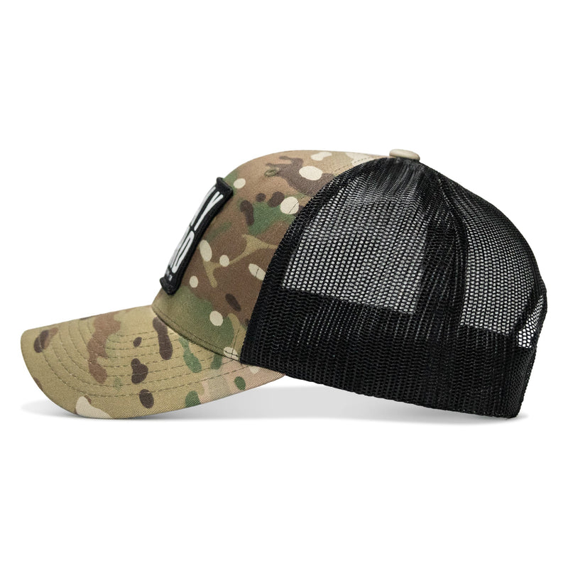 Load image into Gallery viewer, Pray Hard Patch Snapback Hat
