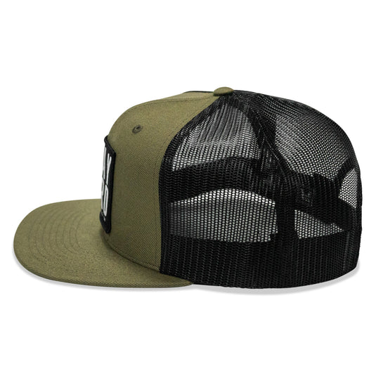 Pray Hard Patch Flatbill Hat