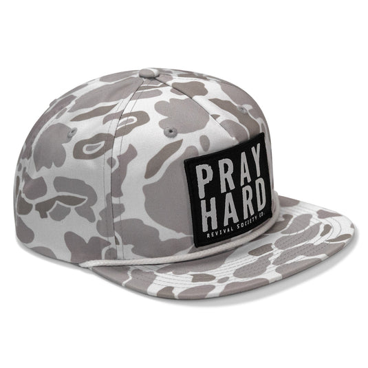 Pray Hard Patch Flatbill Hat