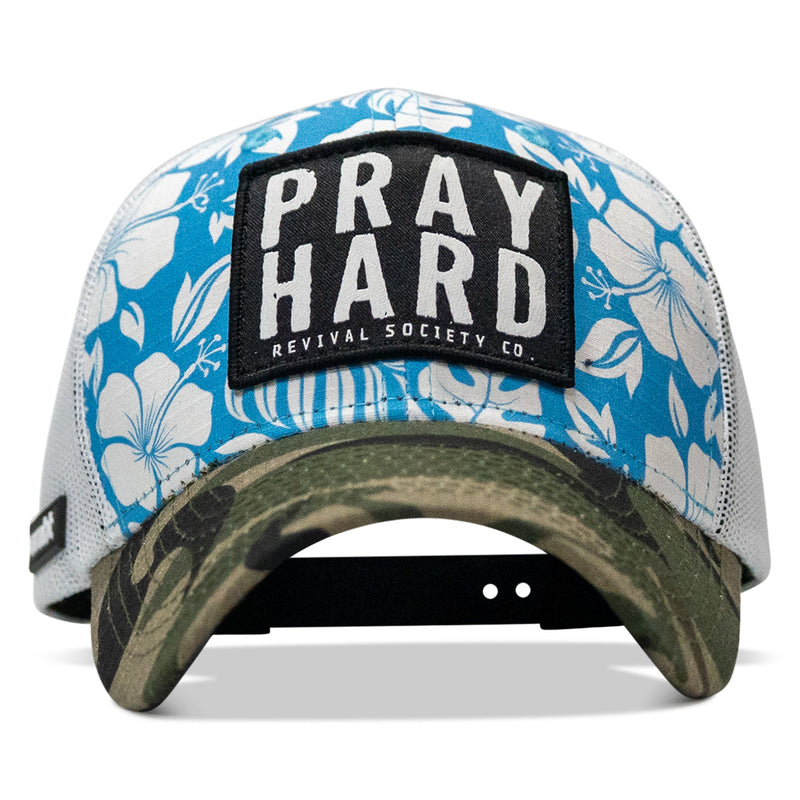 Load image into Gallery viewer, Pray Hard Patch Original Ripstop Snapback Hat
